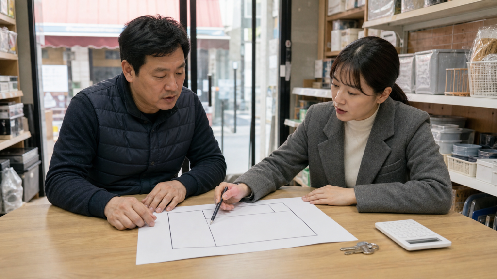개인사업자 담보대출 조건 안내 이미지